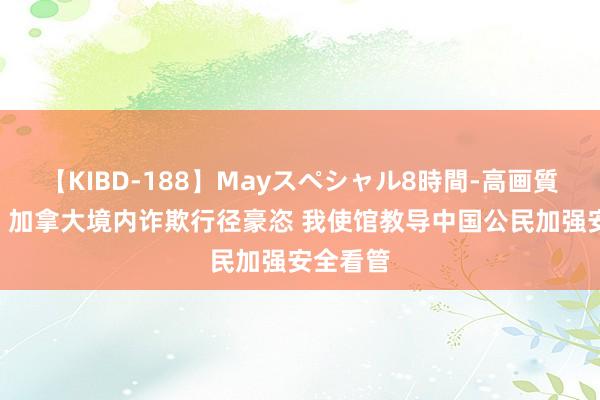 【KIBD-188】Mayスペシャル8時間-高画質-特別編 加拿大境内诈欺行径豪恣 我使馆教导中国公民加强安全看管